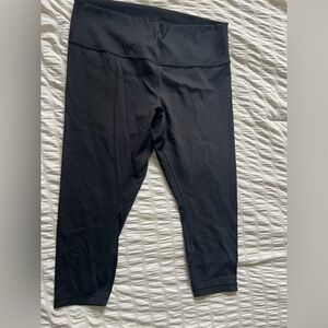 Lululemon 25” black leggings size 18